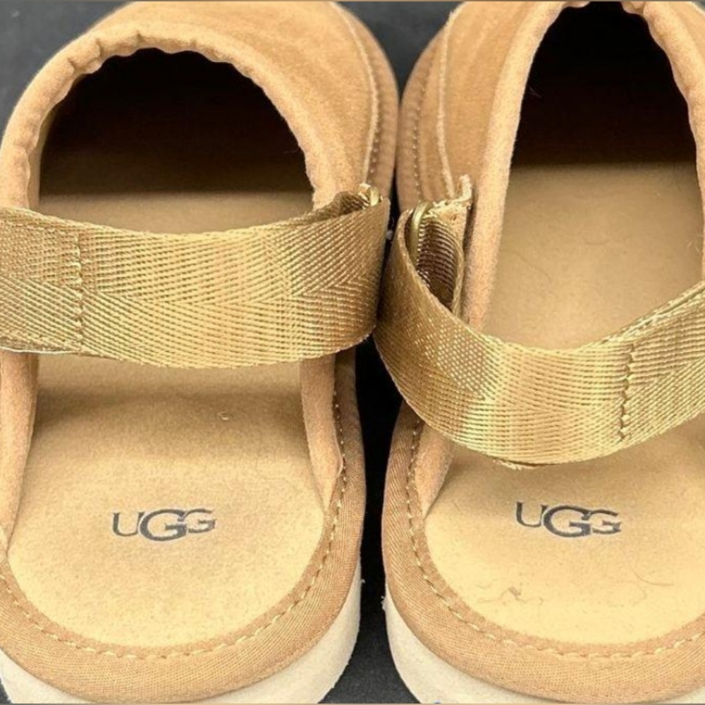 UGG Tan Suede Mules - Picture 6 of 6